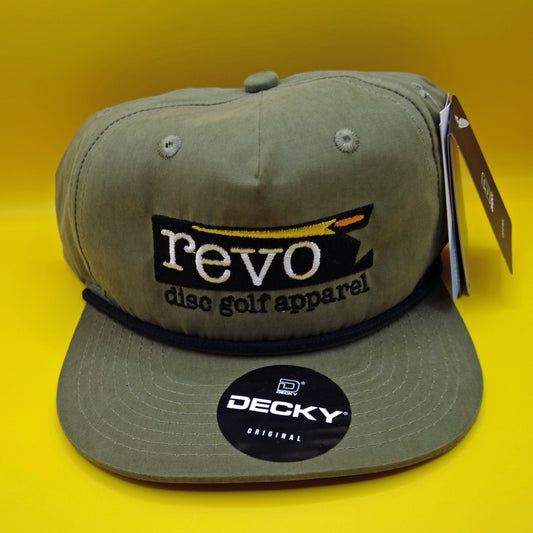 Revo Decky Hat - Olive Green