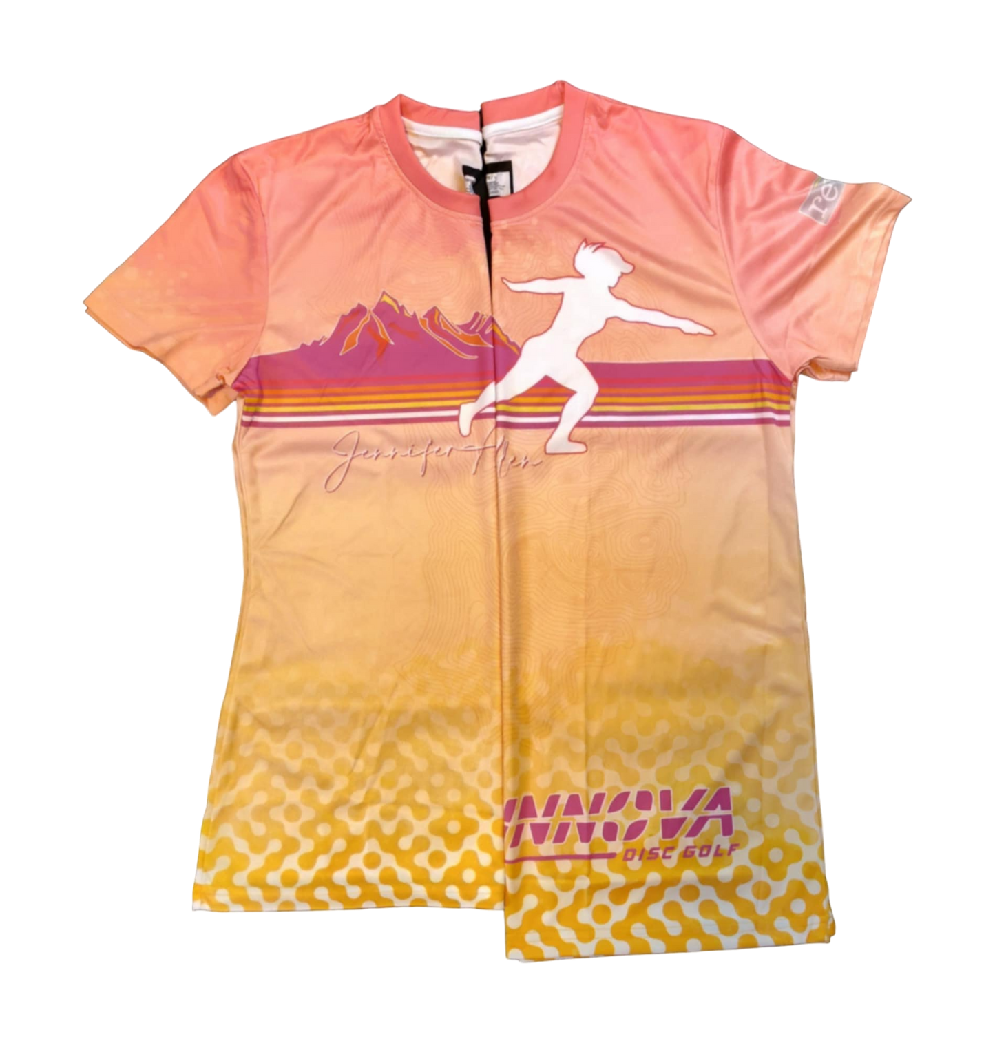 Jennifer Allen Jersey - Pink / Orange