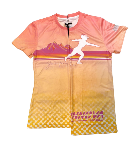 Jennifer Allen Jersey - Pink / Orange