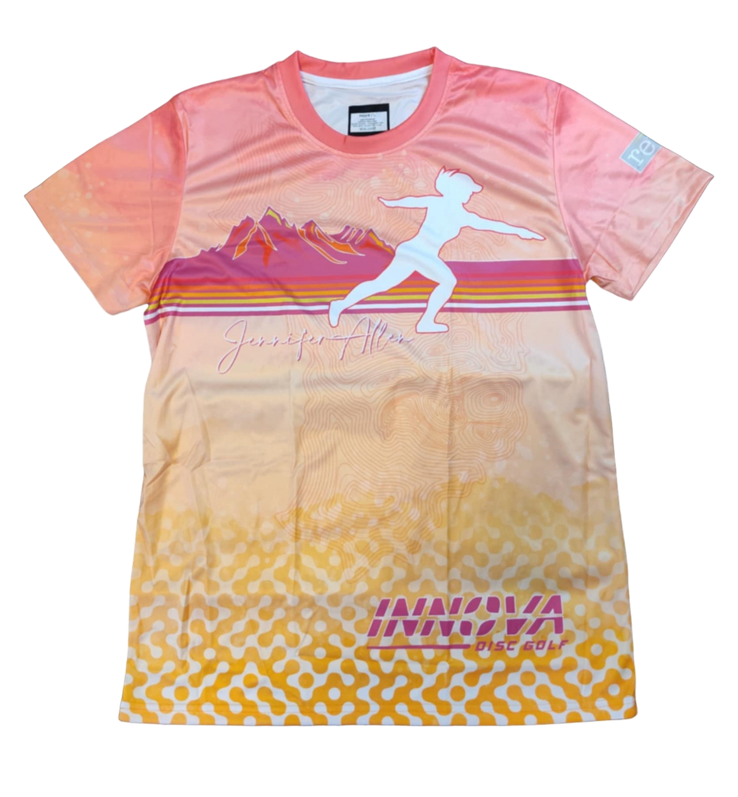 Jennifer Allen Jersey - Pink / Orange