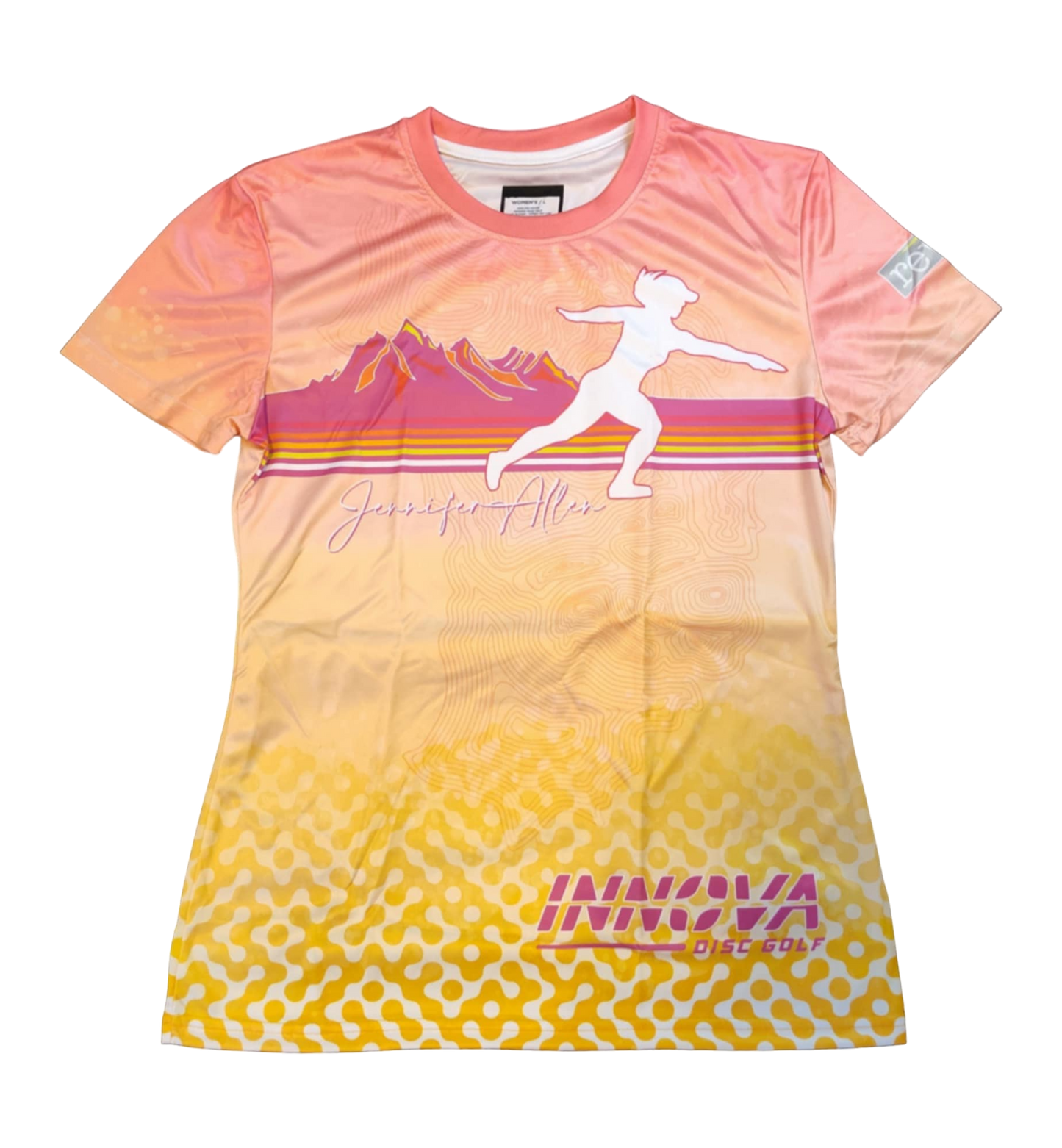 Jennifer Allen Jersey - Pink / Orange