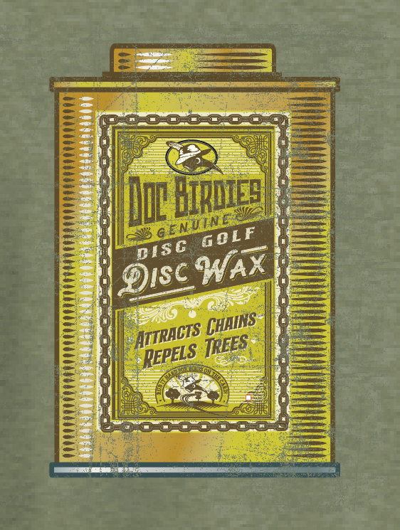 Doc Birdies Disc Wax - Heather Green