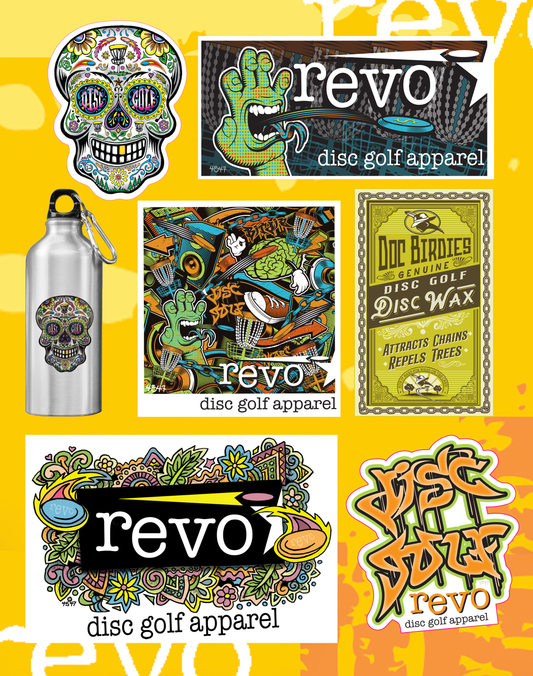 Revo Disc Golf Apparel - Stickers